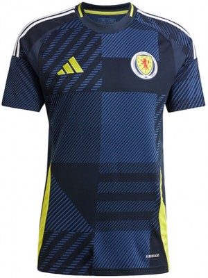 Scotland home jersey soccer uniform men's first sportswear football kit top shirt Euro 2024 cup